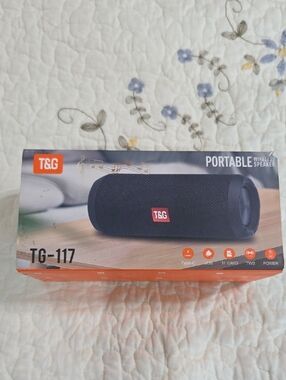 T&G Portable Wireless Speaker - Black NIB